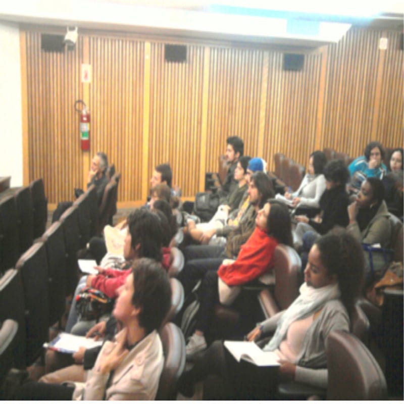 Foto 01 — Palestra e encontro com o artista Jaime Prades