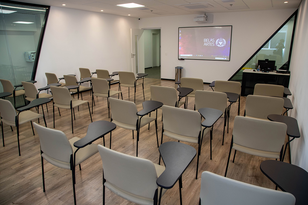 Sala de aula no Campus Paraíso