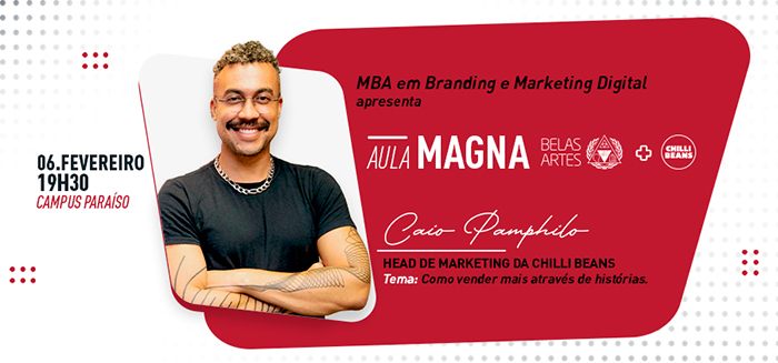Aula Magna MBA Chilli Beans aborda estratégias de branding e marketing digital