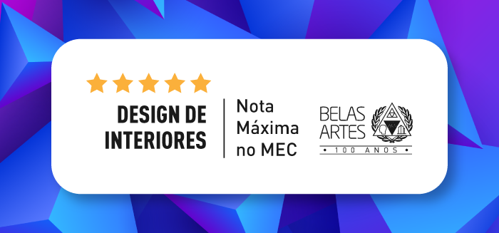 Design de Interiores conquista nota máxima no MEC