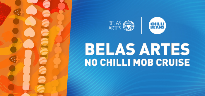 Em parceria com a Chilli Beans, Belas Artes leva arte em alto mar para o Chilli MOB Cruise